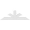 Ekena Millwork Richland Architectural Grade PVC Gable Bracket, 48"W x 16"H x 4"D x 4"F, 8/12 Pitch GBP048X16X0404RIC00 - alternate 4
